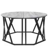 vidaXL Coffee Table Grey sonoma 80 x 80 x 42 cm