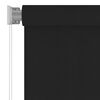 vidaXL Outdoor Roller Blind 60x230 cm Black HDPE