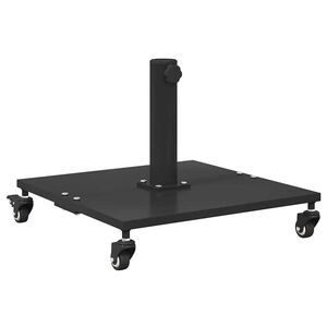 vidaXL Outdoor Umbrella Base Black 45 x 45 x 31 cm Steel