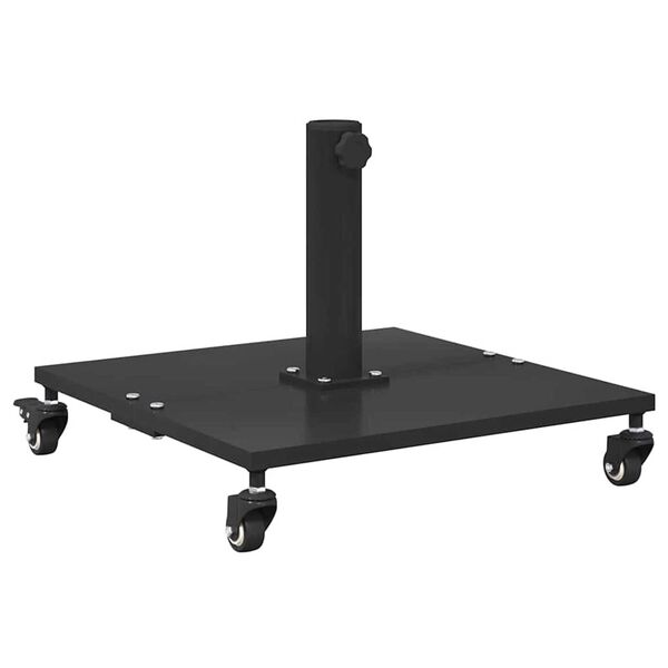 vidaXL Outdoor Umbrella Bases Black 45 x 45 x 31.5 cm Steel