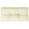 vidaXL Pallet Cushion Cream 70x40x12 cm Fabric