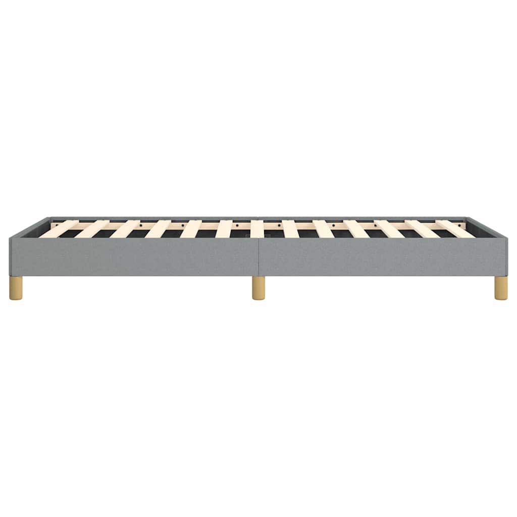 vidaXL Bed Frame without Mattress Light Grey 100x203 cm Twin XL Fabric