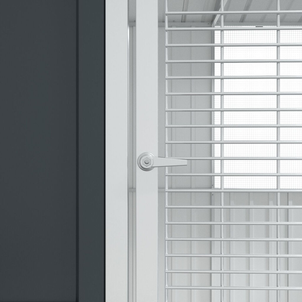 vidaXL Bird Cage Anthracite 215x78x200 cm Galvanised Steel