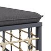 vidaXL 7 Piece Garden Lounge Set with Cushions Anthracite Poly Rattan