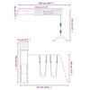 vidaXL Outdoor Playset Solid Wood Douglas