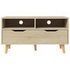 vidaXL TV Cabinet Sonoma Oak 90x40x48.5 cm Engineered Wood