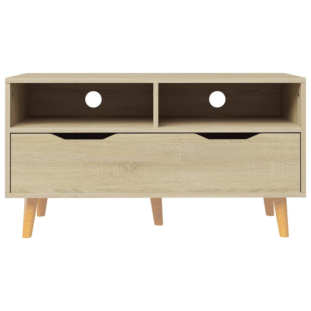 vidaXL TV Cabinet Sonoma Oak 90x40x48.5 cm Engineered Wood