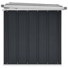 vidaXL Garden Storage Box Anthracite 129x67x65 cm