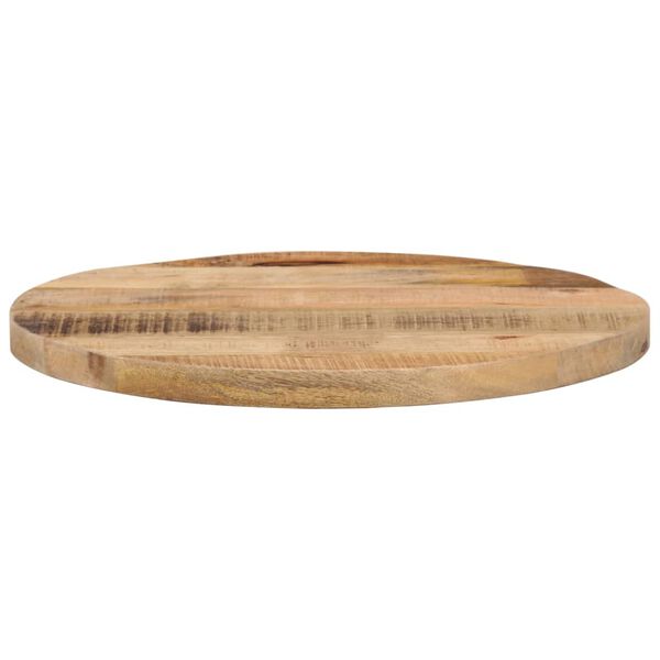 vidaXL Table Top &Oslash; 50x1.5 cm Round Solid Wood Rough Mango