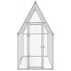 vidaXL Chicken Cage Silver 200x100x190 cm Galvanised Steel