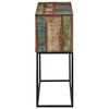 vidaXL Console Table 110x30x75 cm Solid Wood Reclaimed and Iron