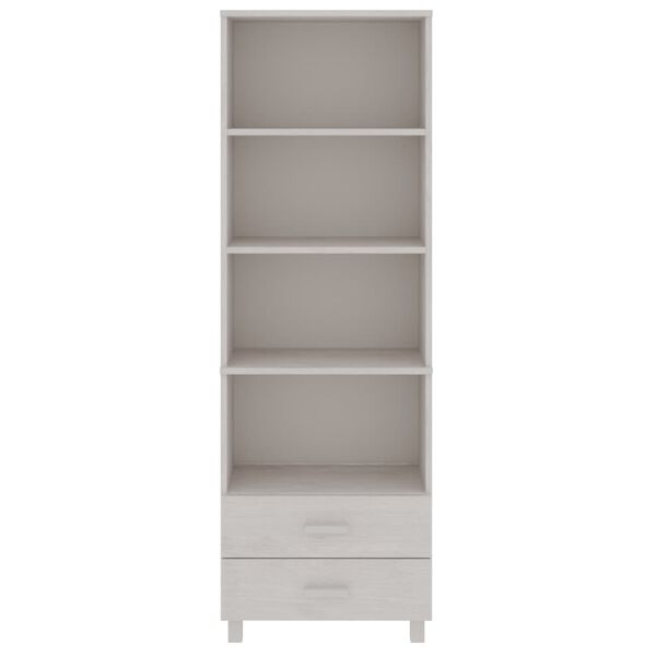 vidaXL Highboard HAMAR White 60x35x180 cm Solid Wood Pine