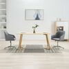 vidaXL Swivel Dining Chairs 2 pcs Light Grey Fabric