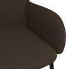 vidaXL Dining Chairs 2 pcs Brown Faux Leather