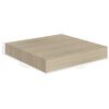 vidaXL Floating Wall Shelf Oak 23x23.5x3.8 cm MDF