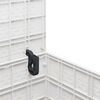 vidaXL Garden Storage Box White 55 x 53 x 57 cm Polypropylene