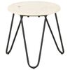 vidaXL Coffee Table White 40x40x40 cm Real Stone with Marble Texture