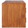 vidaXL Wall-mounted TV Cabinet 90x30x30 cm Solid Teak Wood