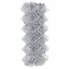 vidaXL Chain Link Fence Silver 25 x 0.6 m Galvanised Steel