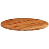 vidaXL Table Top Ø70x3.8 cm Round Solid Wood Acacia