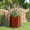 vidaXL Planter Rusty 40x40x45 cm Corten Steel