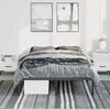 vidaXL Metal Bed Frame without Mattress Black 135x190cm