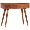 vidaXL Console Table 90x35x76 cm Solid Acacia Wood
