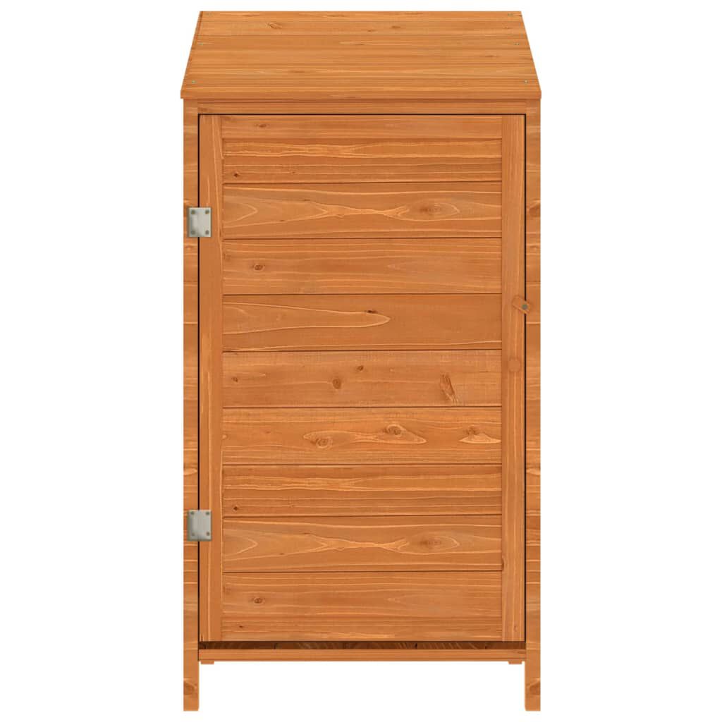 vidaXL Garden Shed Brown 55x52x112 cm Solid Wood Fir