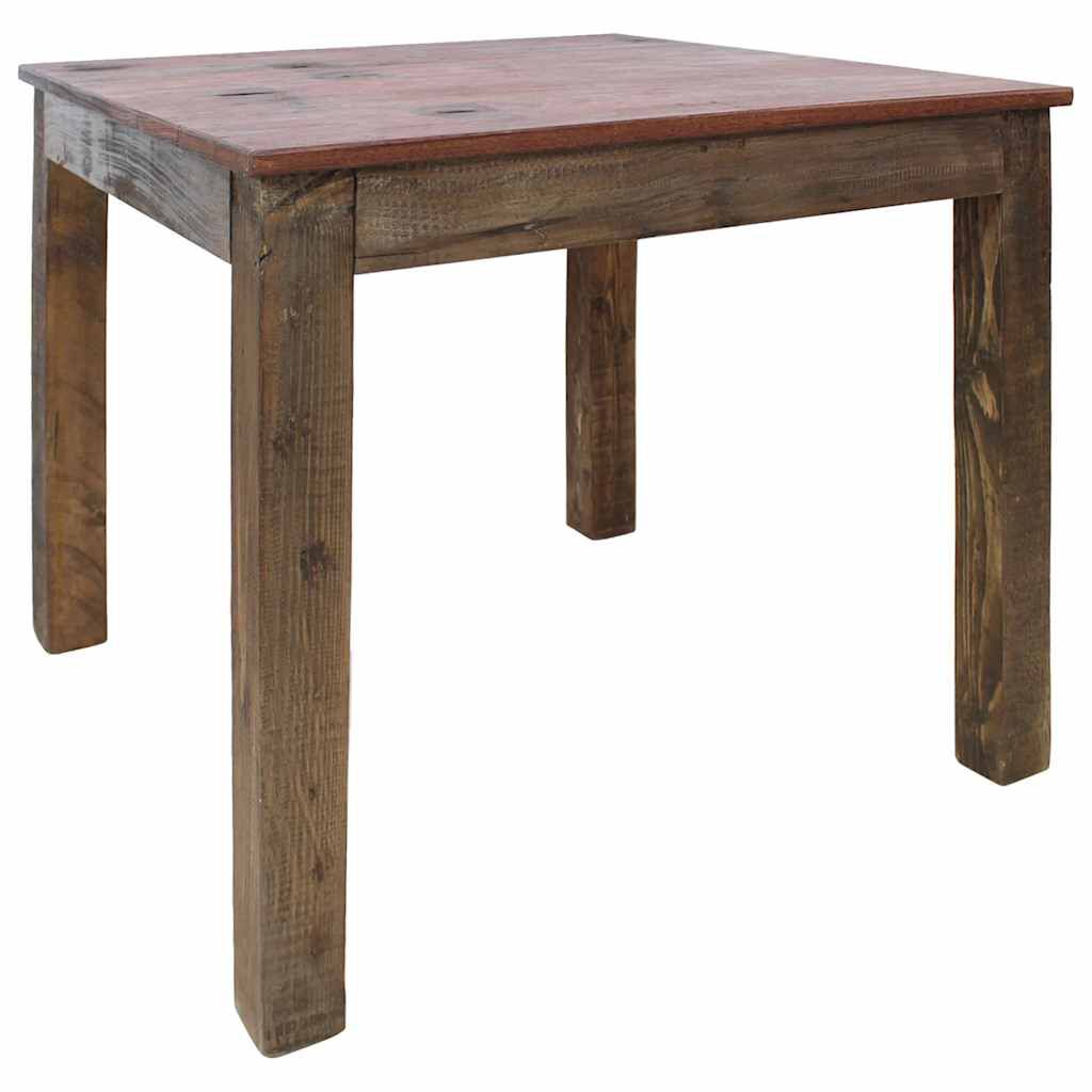 vidaXL Dining Table Mixed Recycled Wood 82x80x76 cm