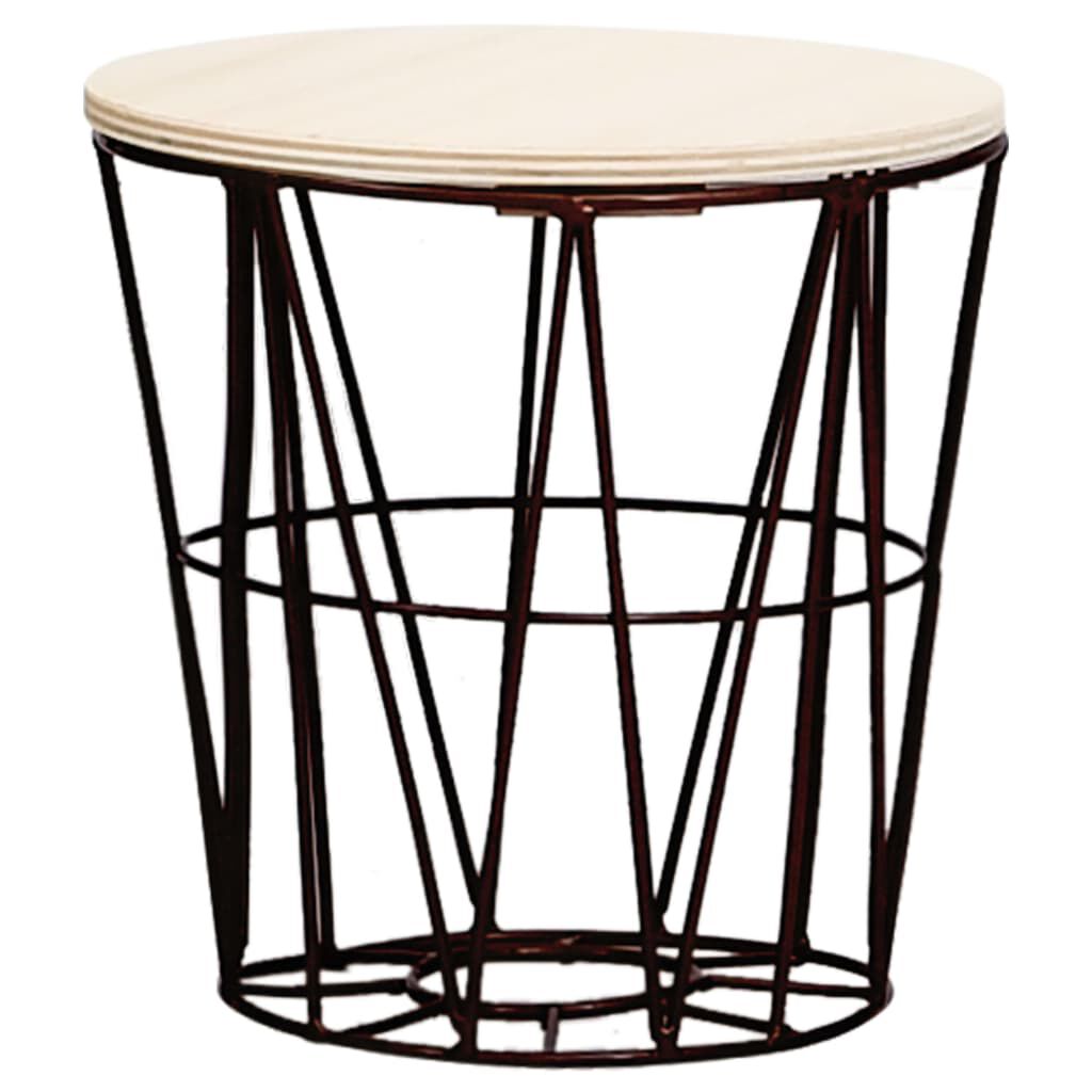 vidaXL Coffee Table 4 pcs Black