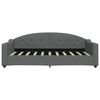 vidaXL Day Bed without Mattress Dark Grey 100x190 cm Fabric