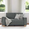 vidaXL 2-Seater Sofa Dark Grey 160x78x84 cm Fabric