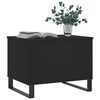 vidaXL Coffee Table Black 60x44.5x45 cm Engineered Wood