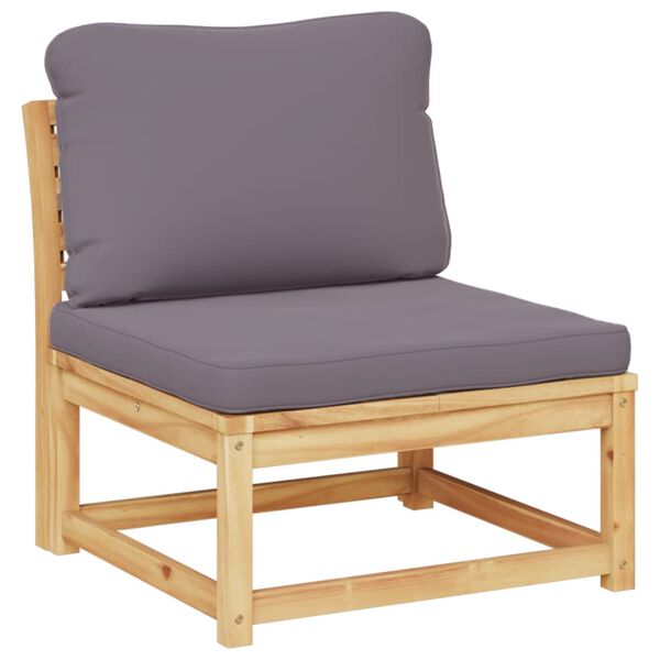 vidaXL 8 Piece Garden Lounge Set with Cushions Solid Wood Acacia