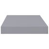 vidaXL Floating Wall Shelves 4 pcs Grey 40x23x3.8 cm MDF