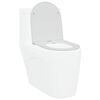 vidaXL Quick Release Toilet suitable for Seat White 44 x 36.4 x 3.4 cm