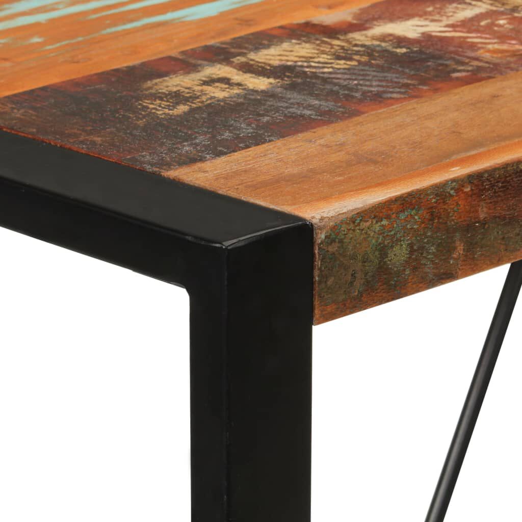 vidaXL Bar Table 110x55x110 cm Solid Wood Reclaimed