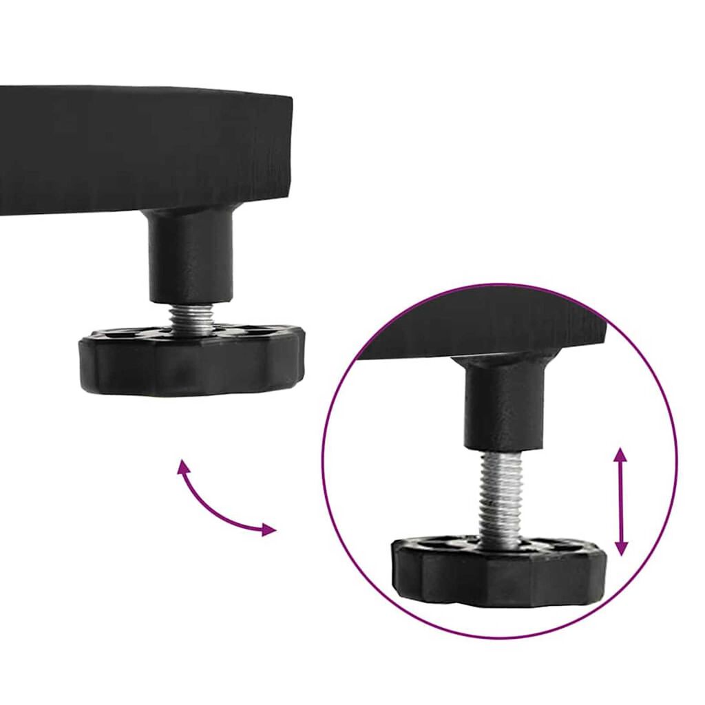vidaXL Outdoor Umbrella Bases Black 45 x 45 x 31 cm Steel