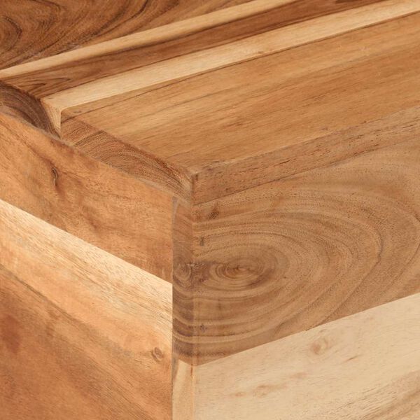 vidaXL Coffee Table 68x68x41 cm Solid Acacia Wood