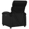 vidaXL Massage Recliner Chair Black Faux Leather