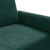 vidaXL 2-Seater Sofa Dark Green 140 cm Velvet