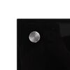 vidaXL Kitchen Backsplashes 2 pcs Black 80x40 cm Tempered Glass