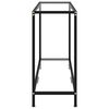 vidaXL Console Table Transparent 100x35x75 cm Tempered Glass