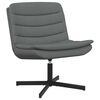 vidaXL Swivel Chair Dark Grey 63 x 75 x 76 cm Fabric