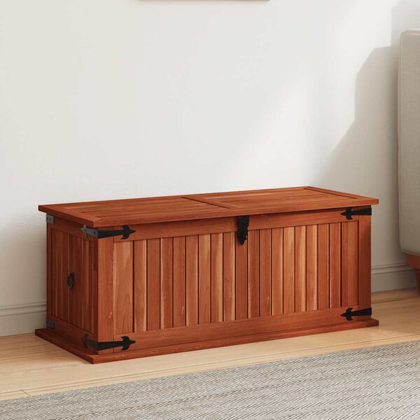 vidaXL Storage Chest 79x34x32 cm Solid Acacia Wood