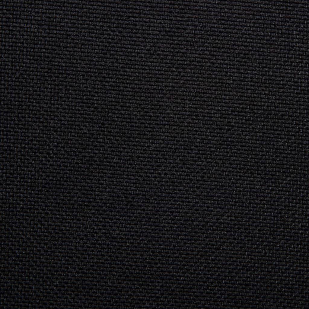 vidaXL Swivel Office Chair Black Fabric