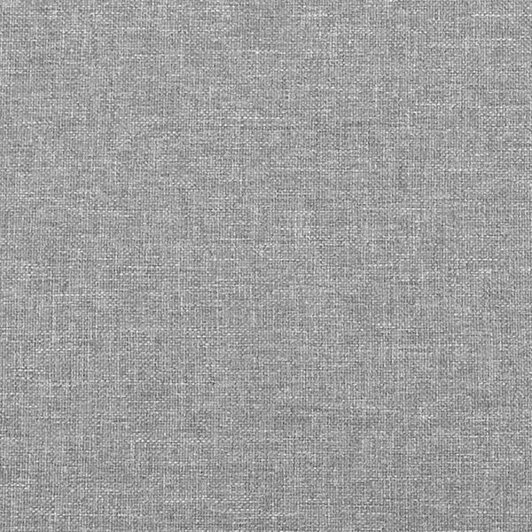 vidaXL Bed Frame without Mattress Light Grey 100x203 cm Fabric