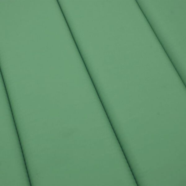 vidaXL Sun Lounger Cushion Green 200x70x3cm Oxford Fabric