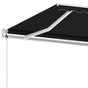vidaXL Freestanding Automatic Awning 300x250 cm Anthracite