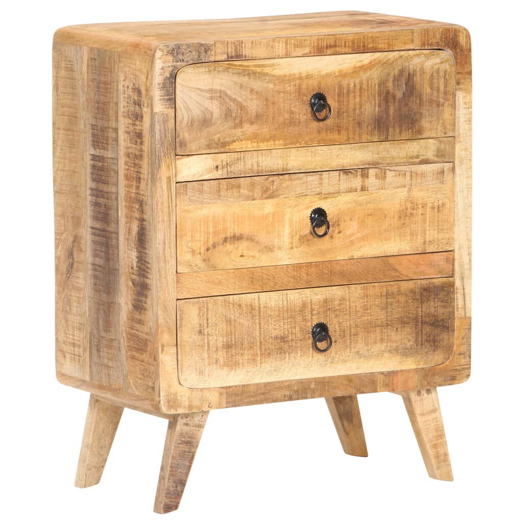 vidaXL Sideboard 60x35x75 cm Rough Mango Wood